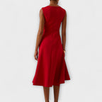Ariane | Women's Elegant Pleated Midi Dress