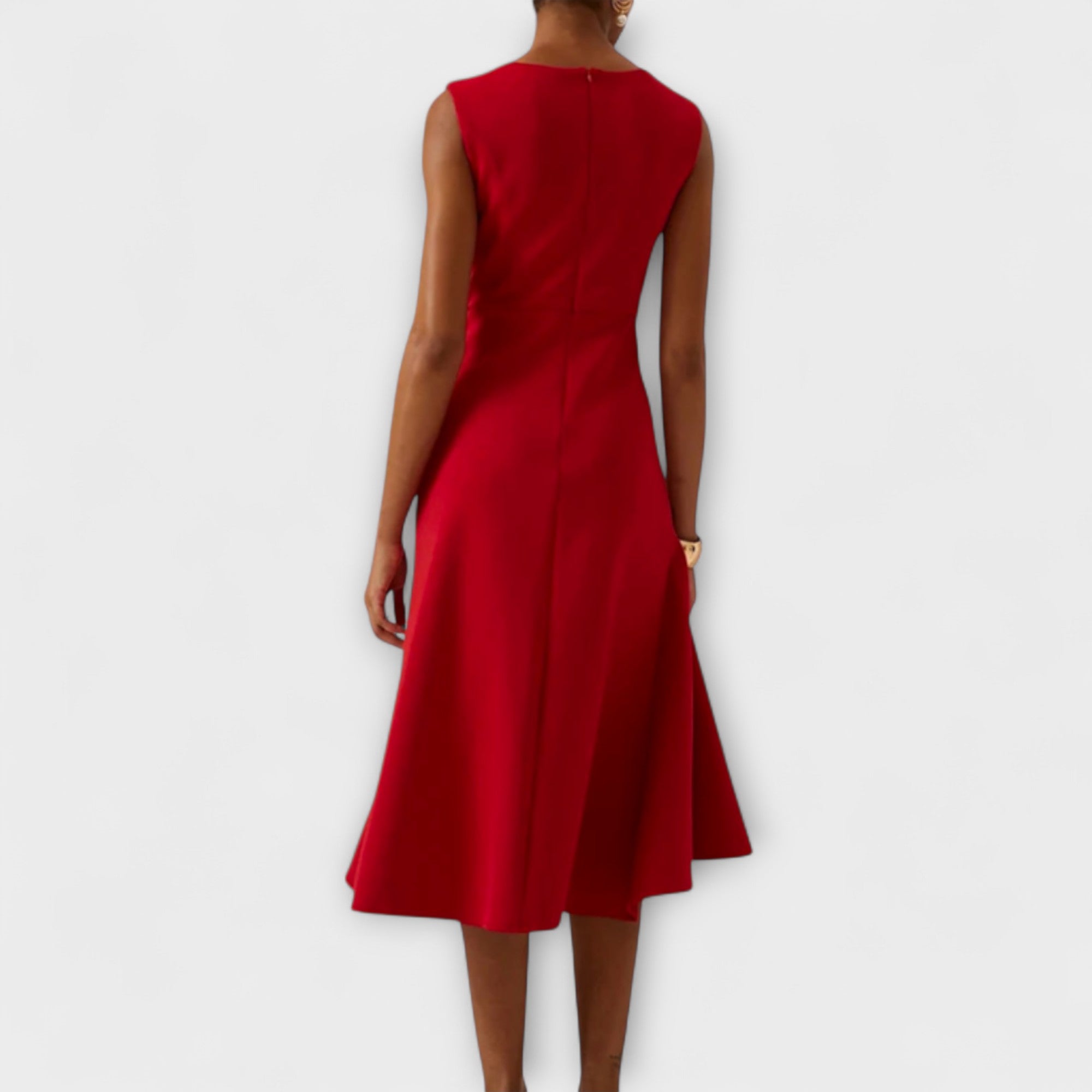 Ariane | Women's Elegant Pleated Midi Dress