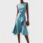 Ariane | Women's Elegant Pleated Midi Dress