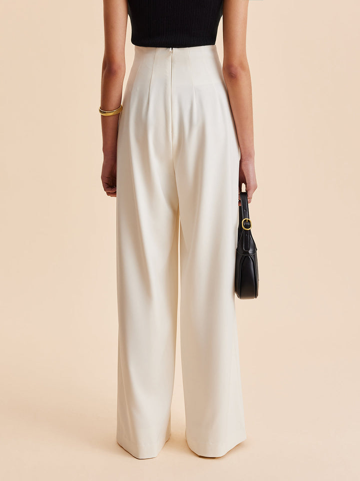Grace & Jess | High-Waist Wide-Leg Pants