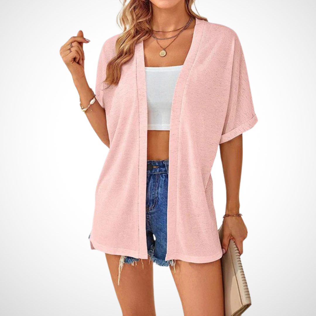 Grace & Jess | Flowy Short Sleeve Cardigan