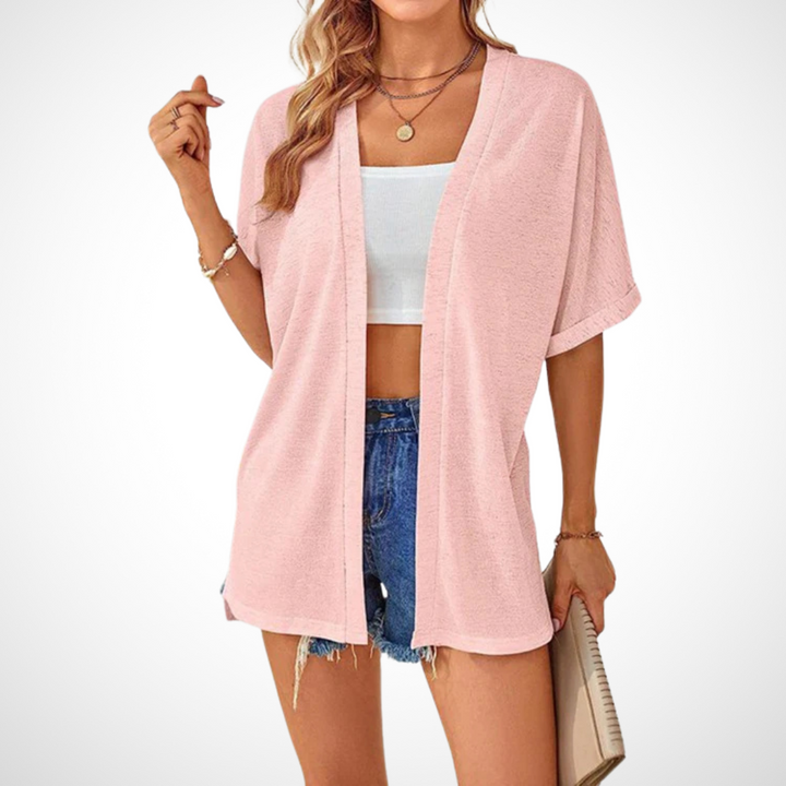 Grace & Jess | Flowy Short Sleeve Cardigan