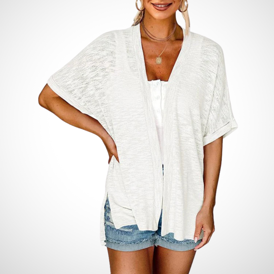 Grace & Jess | Flowy Short Sleeve Cardigan