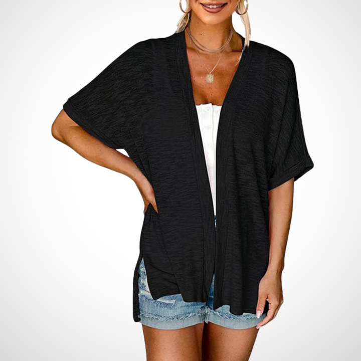 Grace & Jess | Flowy Short Sleeve Cardigan