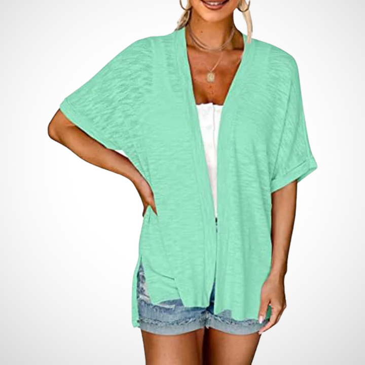 Grace & Jess | Flowy Short Sleeve Cardigan