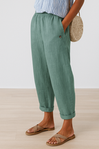 Elin | Women's Relaxed Pocket Cuffed Trousers