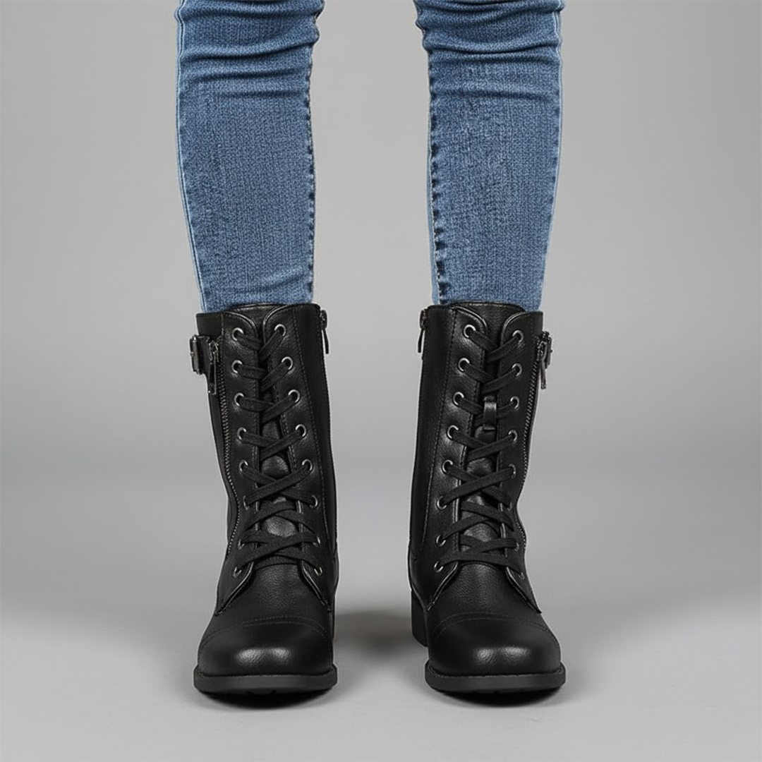 Bonnie | Women's Orthopedic Ankle Boots with Side Zipper