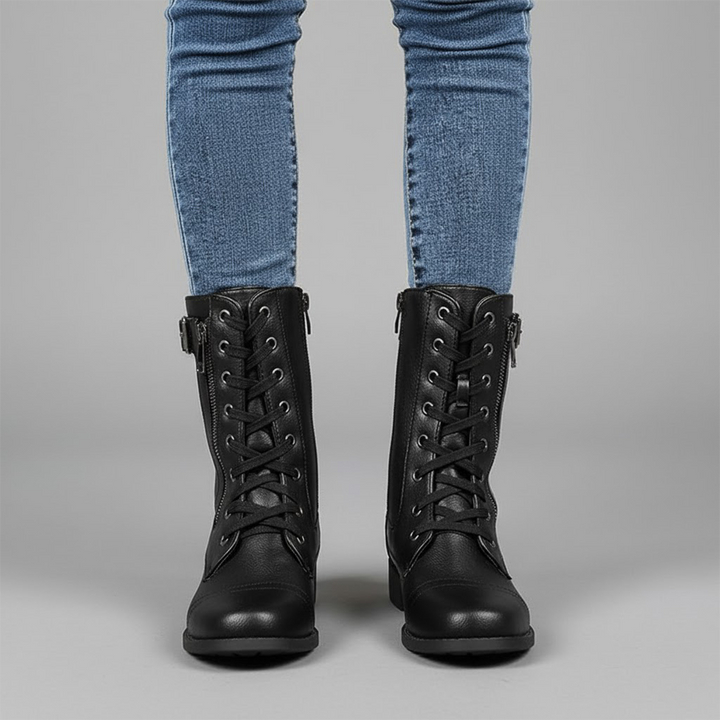 Bonnie | Women's Orthopedic Ankle Boots with Side Zipper