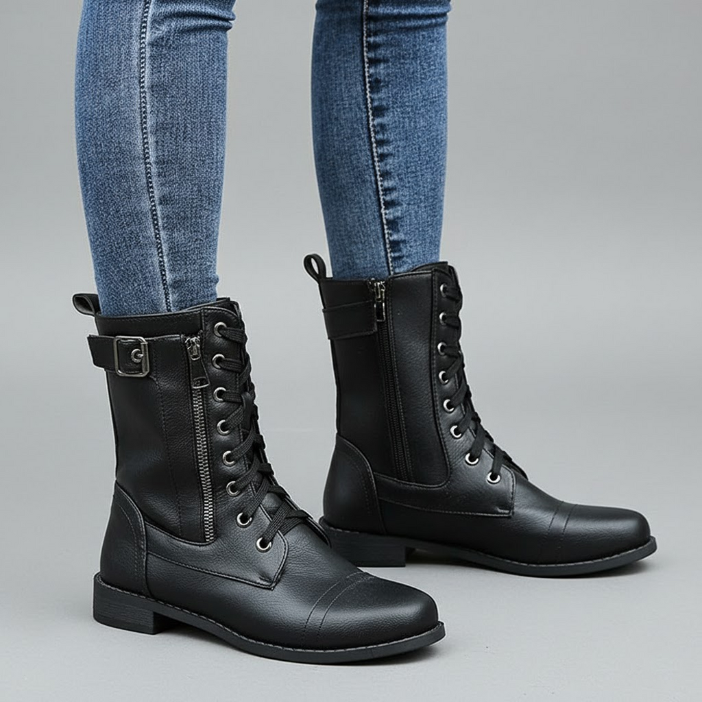 Bonnie | Women's Orthopedic Ankle Boots with Side Zipper