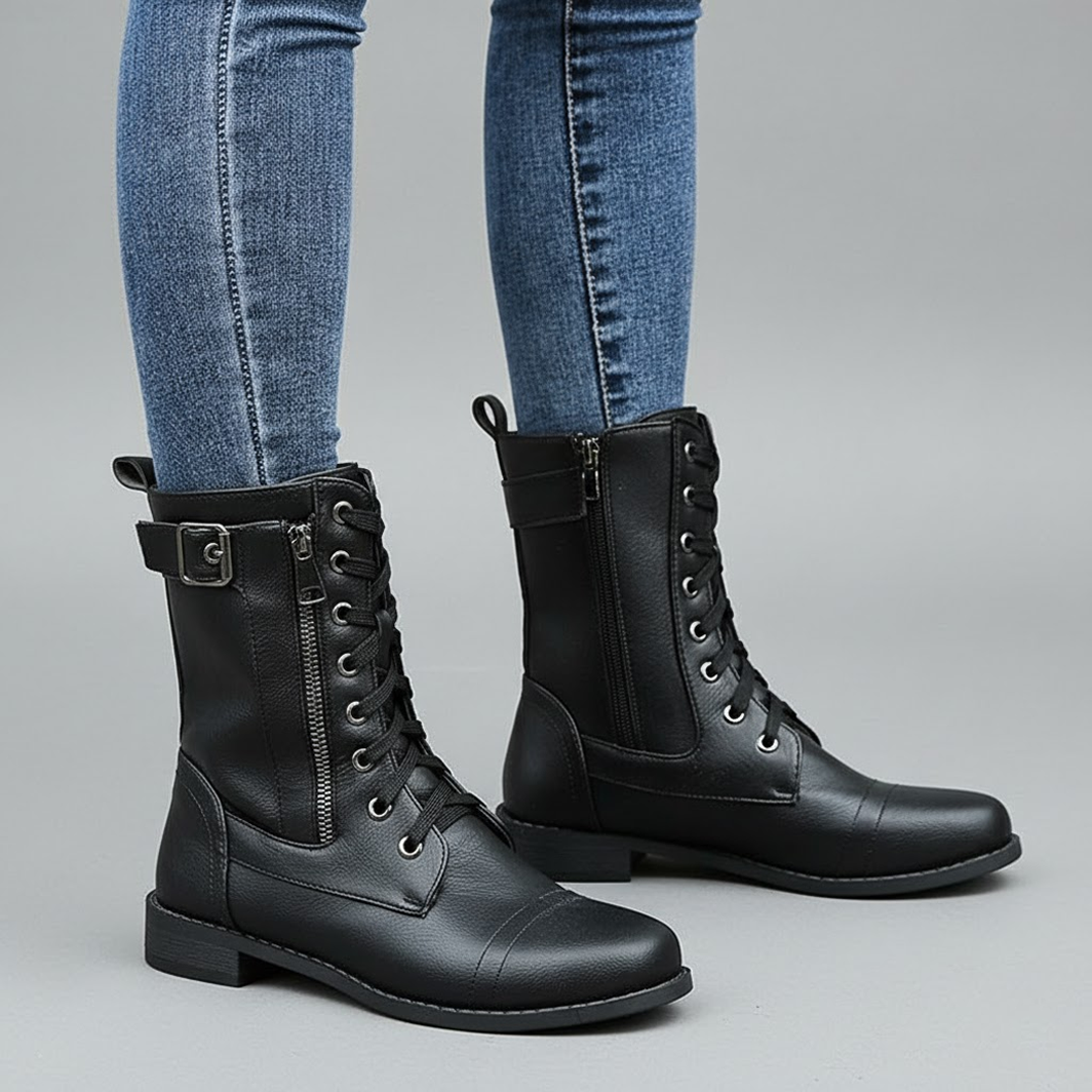 Bonnie | Women's Orthopedic Ankle Boots with Side Zipper