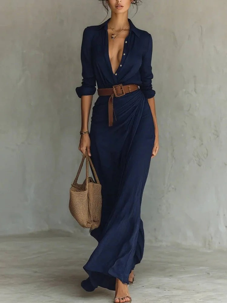 Una | Women's Wrap Maxi Dress