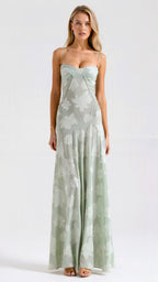 Zaria | Women's Bustier Maxi Wedding Guest Dress