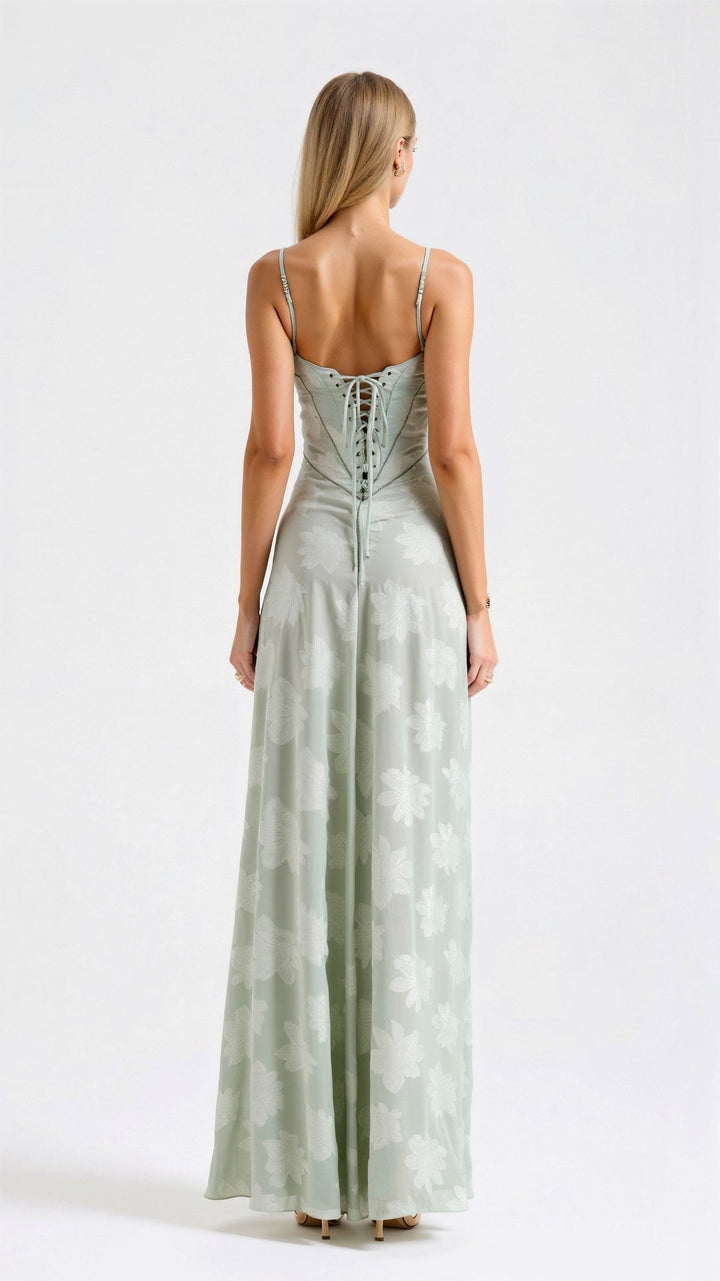 Zaria | Women's Bustier Maxi Wedding Guest Dress