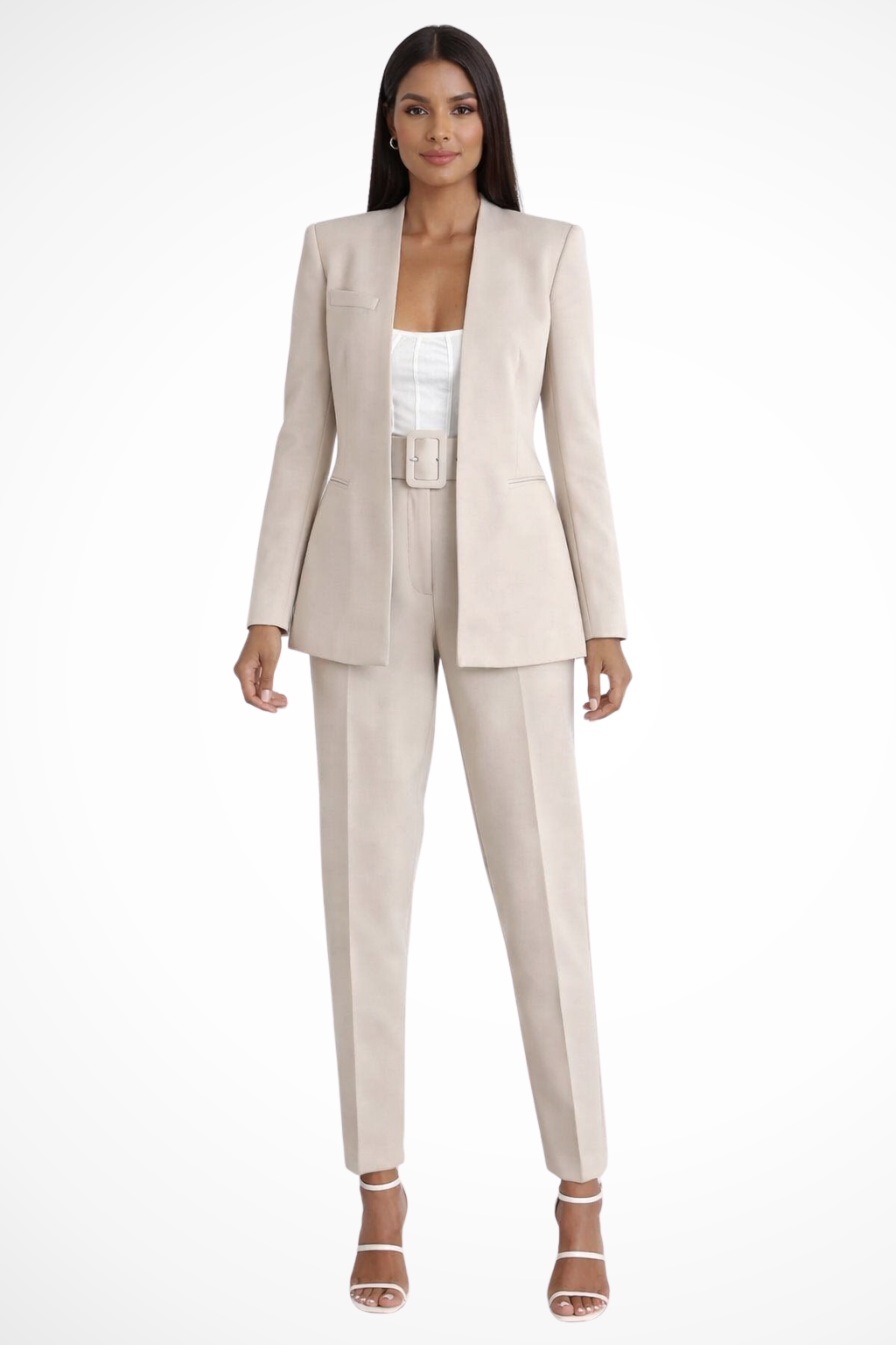 Valentina | Women's Tailored Blazer & Wide Leg Trousers Suit Set