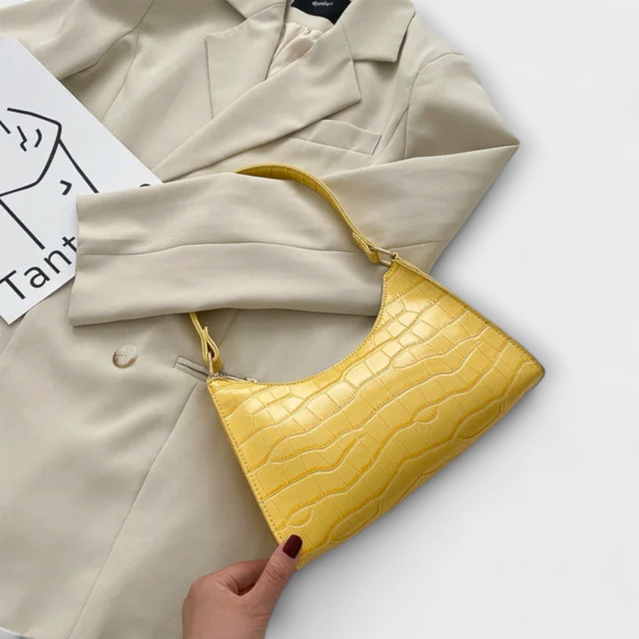 Ragnhild | Women's Croc Effect Shoulder Bag