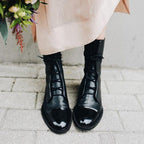 Luciana | Women's Lace-Up High Heel Boots