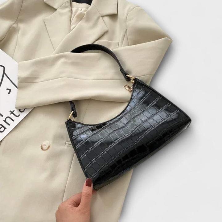 Ragnhild | Women's Croc Effect Shoulder Bag