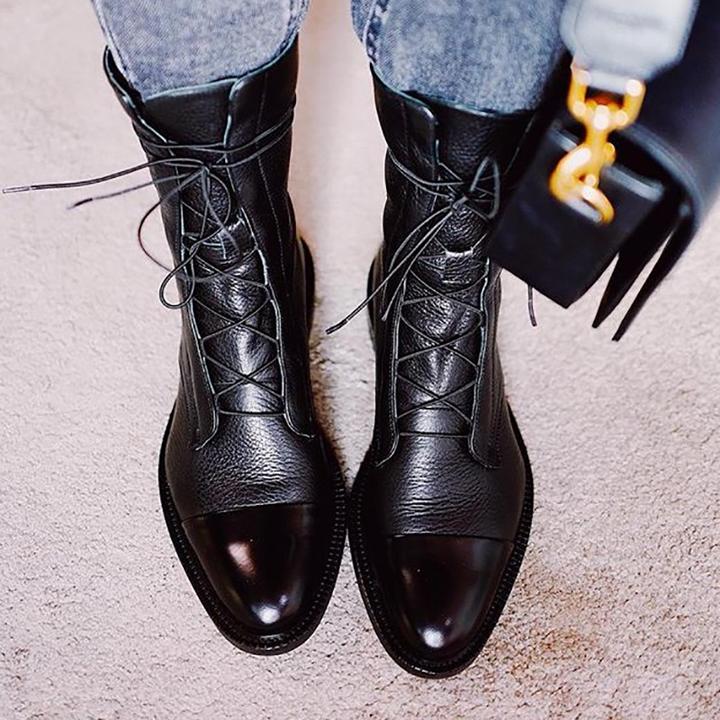 Luciana | Women's Lace-Up High Heel Boots