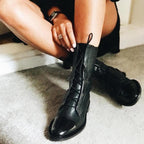 Luciana | Women's Lace-Up High Heel Boots