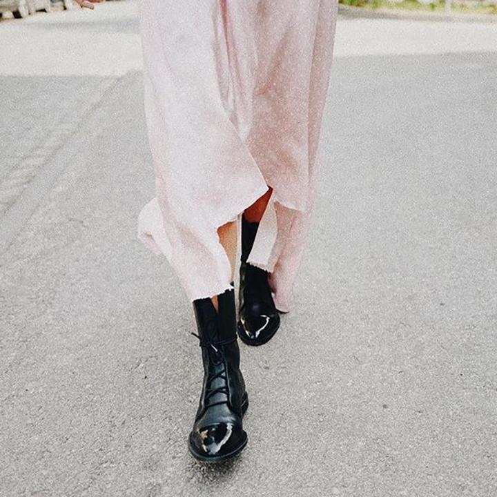Luciana | Women's Lace-Up High Heel Boots
