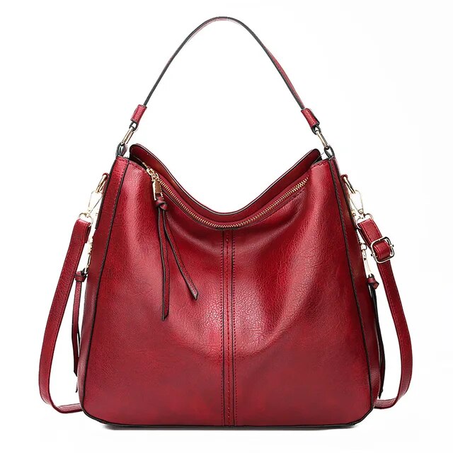 Calliope | Women's Elegant Spacious Leather Hobo Tote Bag