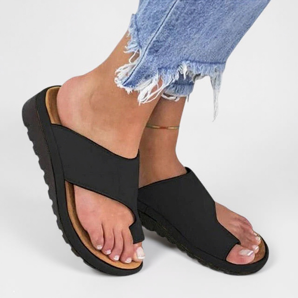 Gideon | Women's Wide Strap Comfort Platform Slide Sandals