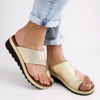 Gideon | Women's Wide Strap Comfort Platform Slide Sandals