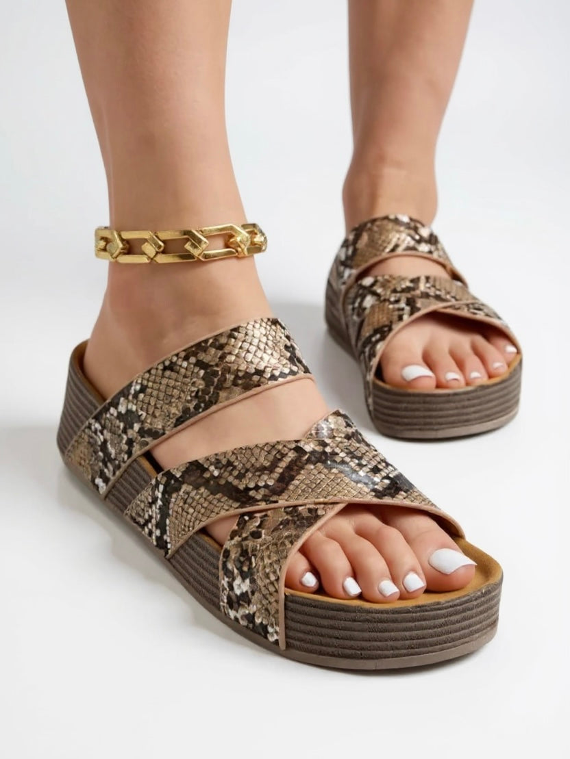 Soren | Women's Braided Platform Sandals with Stylish Straps