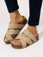 Soren | Women's Braided Platform Sandals with Stylish Straps