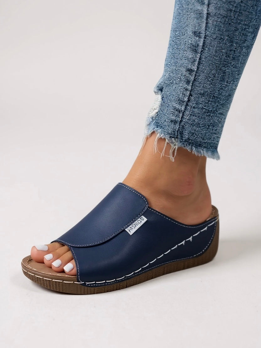 Astrid | Women's Casual Slide Sandals with Comfort Wedge