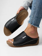 Astrid | Women's Casual Slide Sandals with Comfort Wedge