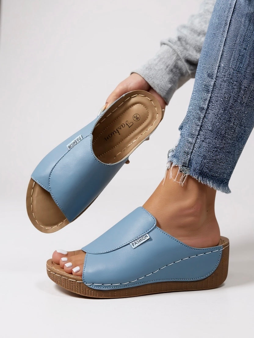 Astrid | Women's Casual Slide Sandals with Comfort Wedge