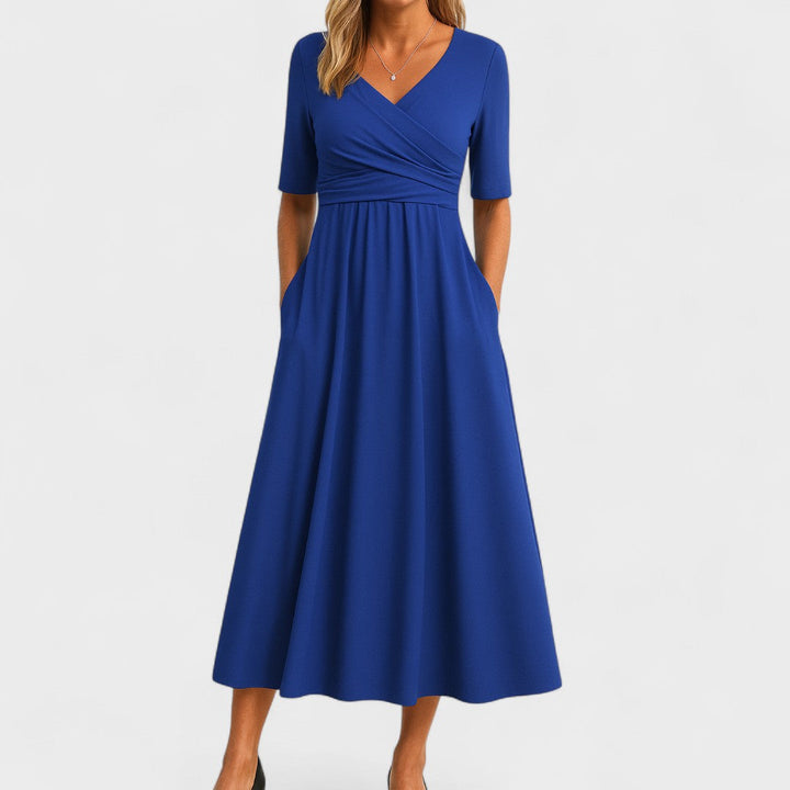 Juliet | Women's Elegant Wrap Maxi Summer Dress