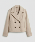 Delia | Women's Double-Breasted Cropped Jacket