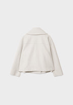 Delia | Women's Double-Breasted Cropped Jacket