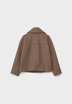 Delia | Women's Double-Breasted Cropped Jacket