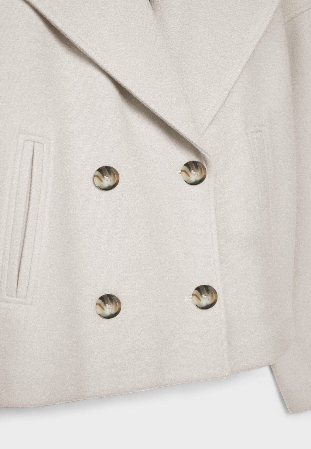 Delia | Women's Double-Breasted Cropped Jacket
