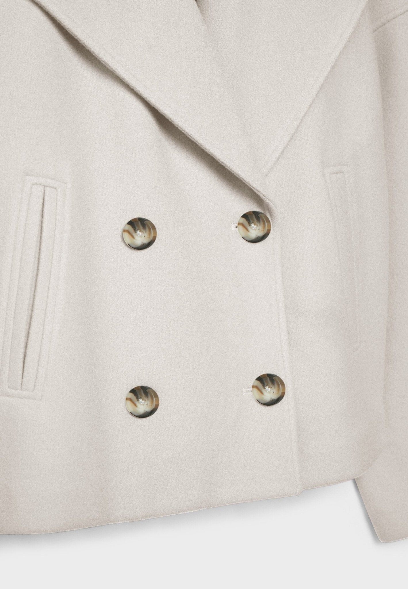 Delia | Women's Double-Breasted Cropped Jacket