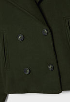 Delia | Women's Double-Breasted Cropped Jacket