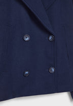 Delia | Women's Double-Breasted Cropped Jacket
