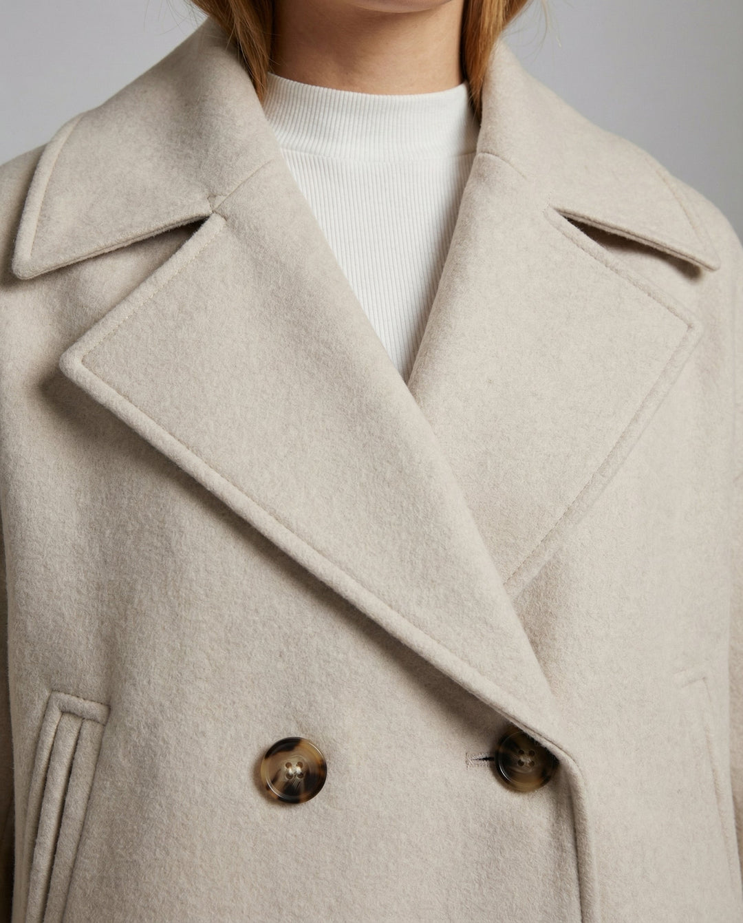 Delia | Women's Double-Breasted Cropped Jacket