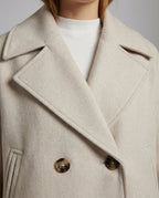 Delia | Women's Double-Breasted Cropped Jacket