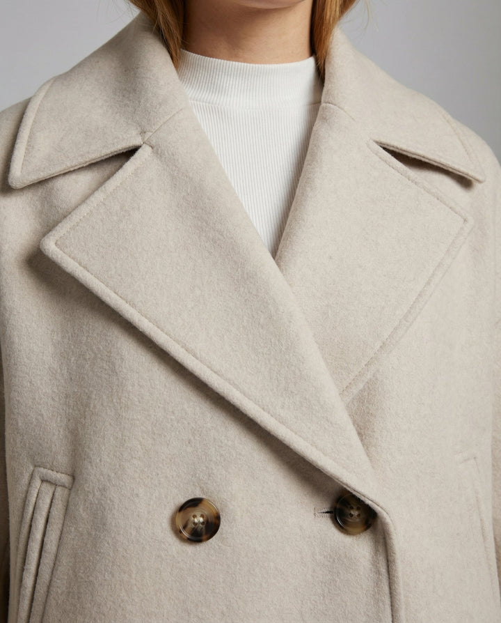 Delia | Women's Double-Breasted Cropped Jacket