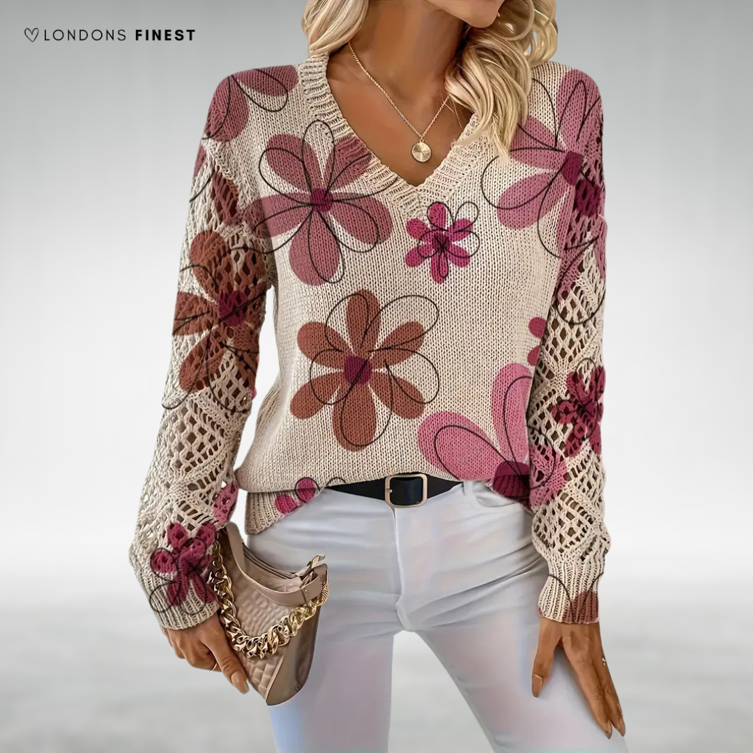 Grace & Jess | Floral Knit Jumper