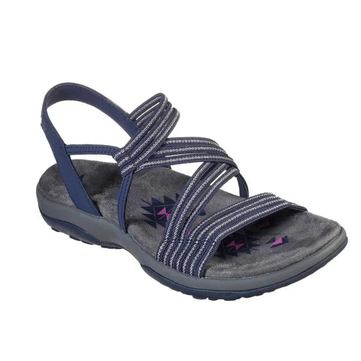 Orelia | Women's Multi-Strap Slingback Flat Sandals