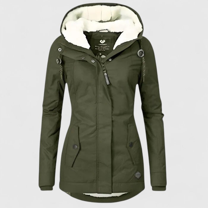 Amélie | Waterproof winter coat with hood