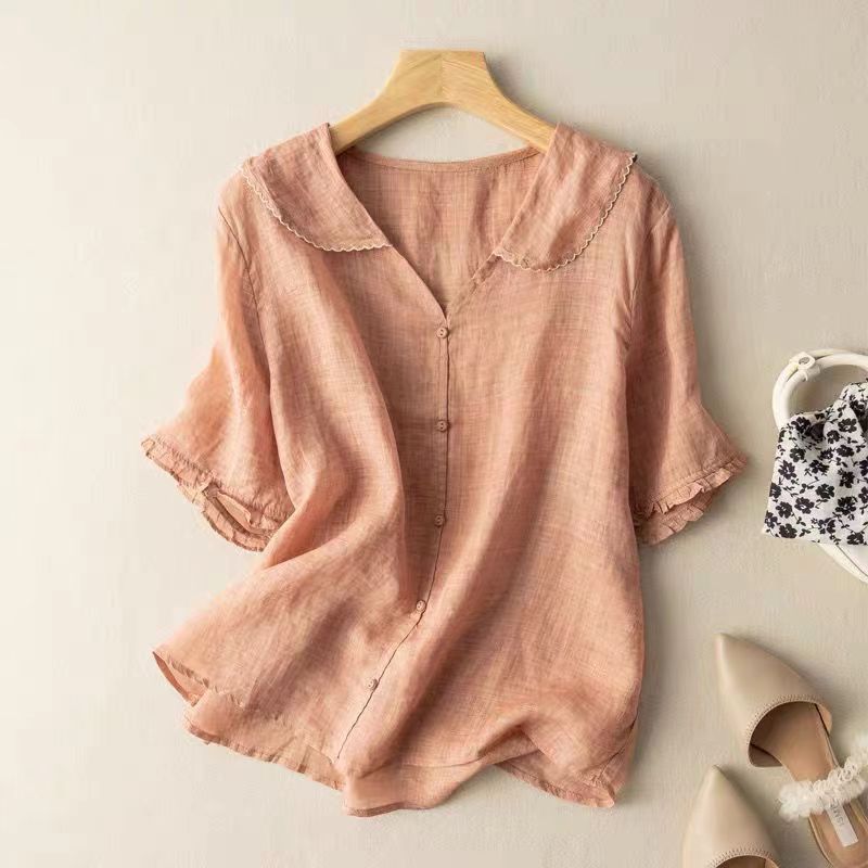 Kristi | Women's Vintage Blouse with Button Detail