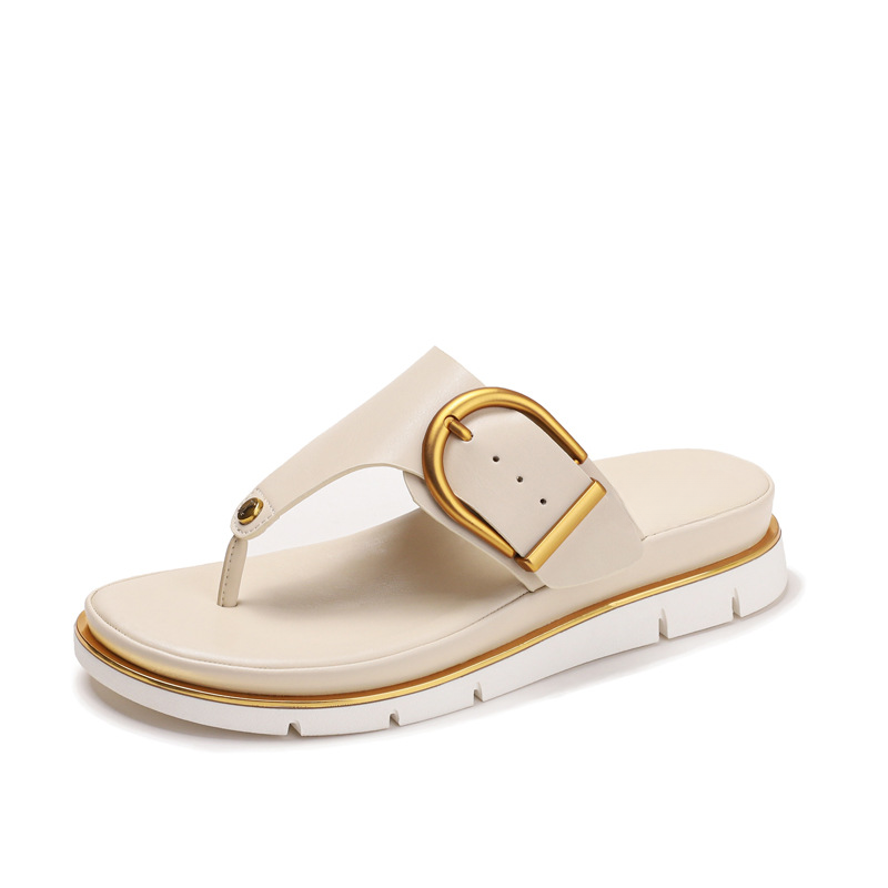Hana | Women's Cushioned Buckle Thong Sandals