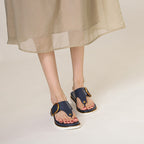 Hana | Women's Cushioned Buckle Thong Sandals