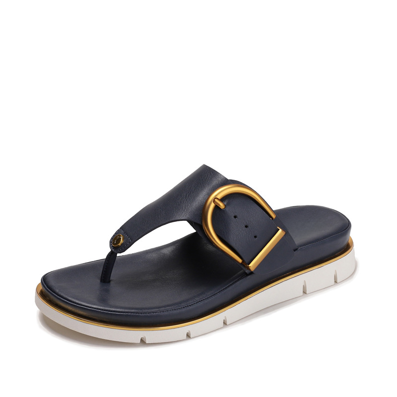 Hana | Women's Cushioned Buckle Thong Sandals